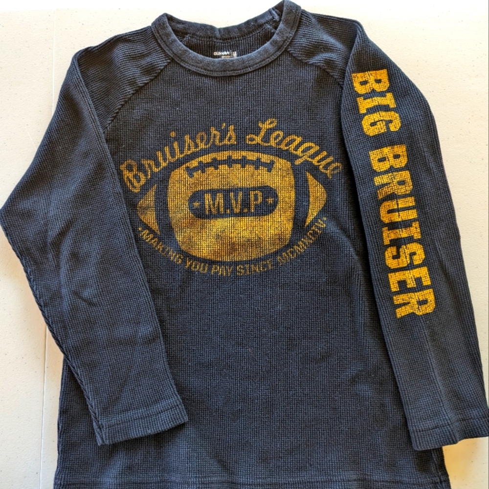 Boys football thermal shirt Size 8